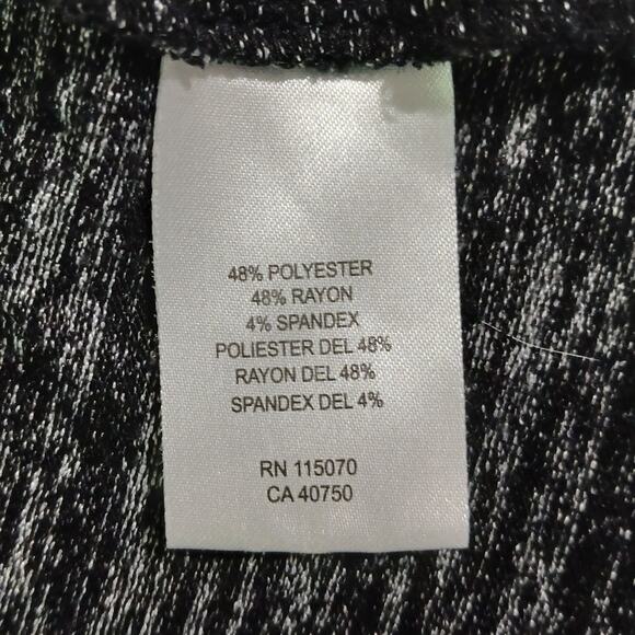 Nina Leonard Large Long-sleeved pockets heather grey A line dress high quality - Picture 12 of 13